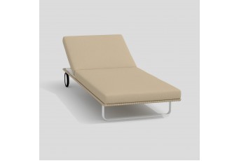 Шезлонг Ideal Patio Costa Цвет: белый, бежевый