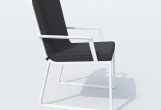 IdealPatio - Обеденная группа Ideal Patio Tella Alba 200 Цвет: белый, антрацит Обеденная группа Ideal Patio Tella Alba 200 Цвет: белый, антрацит