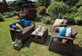 Keter - Лаунж зона Keter Corfu Set коричневый Лаунж зона Keter Corfu Set коричневый