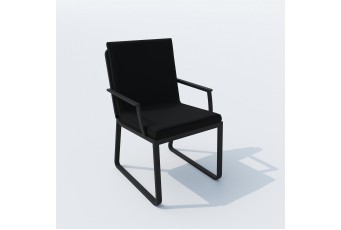 Стул Ideal Patio Alba Цвет: карбон, чёрный