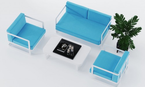 Gardenini - Лаунж зона Gardenini Villino Blue Лаунж зона Gardenini Villino Blue