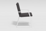 Gardenini - Обеденная зона Gardenini Primavera White Антрацит с стульями Voglie Armrest Обеденная зона Gardenini Primavera White Антрацит с стульями Voglie Armrest
