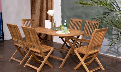 Стол из акации Joygarden Oxford складной 150 см