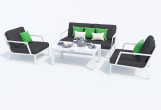 IdealPatio - Лаунж зона Ideal Patio Estivo Цвет: белый, антрацит Лаунж зона Ideal Patio Estivo Цвет: белый, антрацит