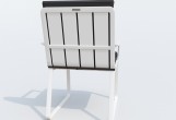 IdealPatio - Обеденная группа Ideal Patio Tella Alba 200 Цвет: белый, антрацит Обеденная группа Ideal Patio Tella Alba 200 Цвет: белый, антрацит