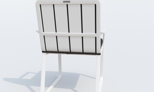 IdealPatio - Обеденная группа Ideal Patio Tella Alba 200 Цвет: белый, антрацит Обеденная группа Ideal Patio Tella Alba 200 Цвет: белый, антрацит