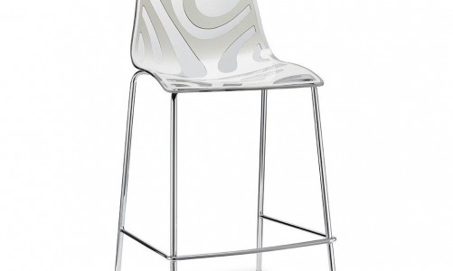 ScabDesign - Стул барный Scab Design Wave Цвет: хром, лён Стул барный Scab Design Wave Цвет: хром, лён
