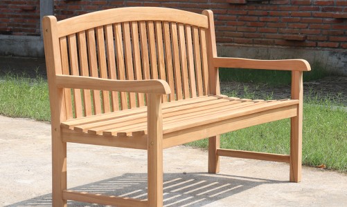 Lite - Скамейка из тика Lite Foggia Скамейка из тика Lite Foggia