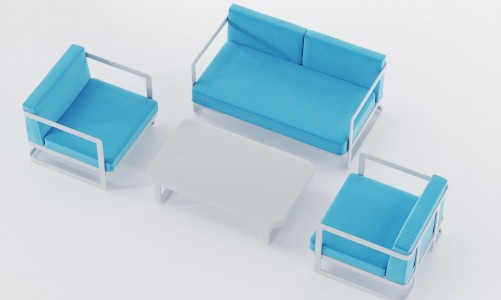 Gardenini - Лаунж зона Gardenini Villino Blue Лаунж зона Gardenini Villino Blue