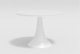 Gardenini - Стол Gardenini Vogle Round White Стол Gardenini Vogle Round White
