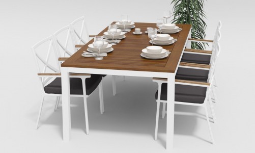 Gardenini - Обеденная зона Gardenini Bella Calma Grey 220 Обеденная зона Gardenini Bella Calma Grey 220