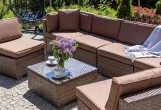 Lite - Комплект мебели из искусственного ротанга Lite Mia Brown Комплект мебели из искусственного ротанга Lite Mia Brown