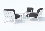 IdealPatio - Лаунж зона Ideal Patio Estivo Цвет: белый, антрацит Лаунж зона Ideal Patio Estivo Цвет: белый, антрацит