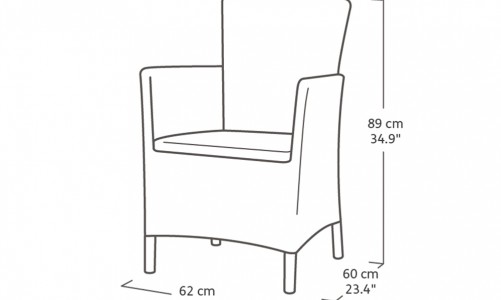 Keter - Лаунж зона Keter Rosario balcony set капучино Лаунж зона Keter Rosario balcony set капучино