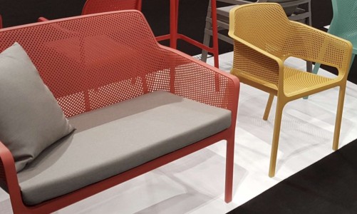 Nardi - Подушка для дивана Nardi Net Bench Цвет: светло-серый Подушка для дивана Nardi Net Bench Цвет: светло-серый