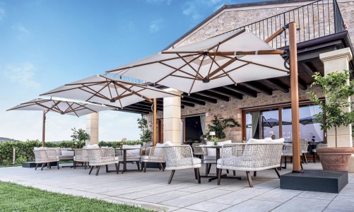Зонт профессиональный Scolaro Astro Timber