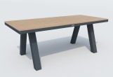 IdealPatio - Стол Ideal Patio Mirra 180 Цвет: карбон Стол Ideal Patio Mirra 180 Цвет: карбон