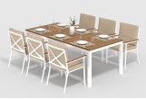 Gardenini - Обеденная зона Gardenini Bella Calma S 220 Цвет: Белый, бежевый Обеденная зона Gardenini Bella Calma S 220 Цвет: Белый, бежевый