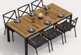 IdealPatio - Обеденная группа Ideal Patio Tella Festa 220 Цвет: карбон, антрацит Обеденная группа Ideal Patio Tella Festa 220 Цвет: карбон, антрацит