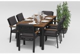 Gardenini - Обеденная зона Gardenini Bella Carbon 180 Цвет: Антрацит Обеденная зона Gardenini Bella Carbon 180 Цвет: Антрацит