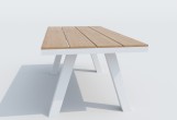IdealPatio - Стол Ideal Patio Mirra 180 Цвет: белый Стол Ideal Patio Mirra 180 Цвет: белый