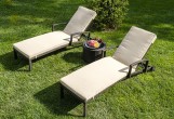 Раскладной лежак для пляжа Joygarden Milano коричневый