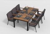 Gardenini - Обеденная зона Gardenini Bella Calma S 200 Цвет: Карбон, антрацит Обеденная зона Gardenini Bella Calma S 200 Цвет: Карбон, антрацит