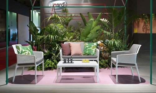 Nardi - Подушка для дивана Nardi Net Bench Цвет: светло-серый Подушка для дивана Nardi Net Bench Цвет: светло-серый