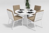 Gardenini - Стол Gardenini Vogle Round White Стол Gardenini Vogle Round White
