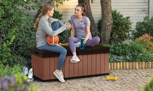 Сундук Keter Darwin Box 380 л коричневый
