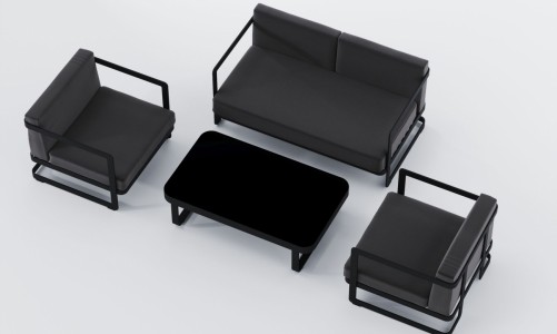 Лаунж зона Gardenini Villino Dark