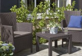 Keter - Лаунж зона Keter Rosario balcony set коричневый Лаунж зона Keter Rosario balcony set коричневый
