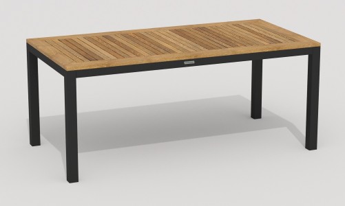 IdealPatio - Обеденная группа Ideal Patio Tella Alba 180 Цвет: карбон, чёрный Обеденная группа Ideal Patio Tella Alba 180 Цвет: карбон, чёрный