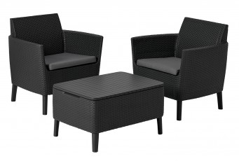 Лаунж зона Keter Salemo balcony set графит