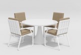 Gardenini - Стол Gardenini Vogle Round White Стол Gardenini Vogle Round White
