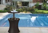 Keter - Столик-холодильник Keter Cool bar rattan коричневый Столик-холодильник Keter Cool bar rattan коричневый