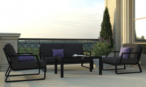 IdealPatio - Лаунж зона Ideal Patio Estivo Цвет: карбон, антрацит Лаунж зона Ideal Patio Estivo Цвет: карбон, антрацит