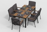 Gardenini - Обеденная зона Gardenini Bella Calma S 180 Цвет: Карбон, антрацит Обеденная зона Gardenini Bella Calma S 180 Цвет: Карбон, антрацит