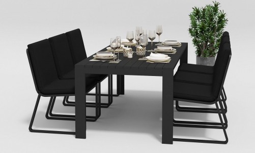 Gardenini - Стул Gardenini Vogle Carbon black Стул Gardenini Vogle Carbon black