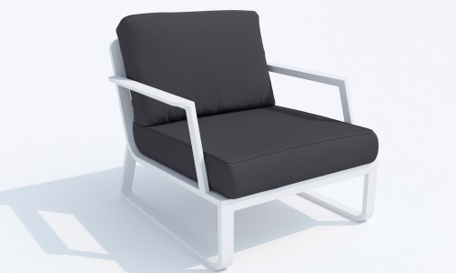 IdealPatio - Лаунж зона Ideal Patio Estivo Цвет: белый, антрацит Лаунж зона Ideal Patio Estivo Цвет: белый, антрацит