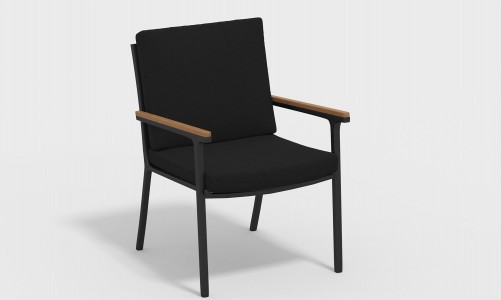 Gardenini - Обеденная зона Gardenini Bella Calma S 220 Цвет: Карбон, чёрный Обеденная зона Gardenini Bella Calma S 220 Цвет: Карбон, чёрный