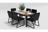Gardenini - Обеденная зона Gardenini Bella Carbon Voglie 180 Цвет: Черный Обеденная зона Gardenini Bella Carbon Voglie 180 Цвет: Черный