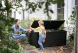 Keter - Ящик для хранения с крышкой Keter Northwood 630 л коричневый Ящик для хранения с крышкой Keter Northwood 630 л коричневый