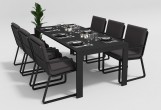 Gardenini - Стул Gardenini Vogle Armrest carbon anthracite Стул Gardenini Vogle Armrest carbon anthracite