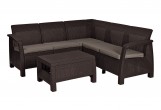Keter - Лаунж зона Keter Corfu Relax set коричневый Лаунж зона Keter Corfu Relax set коричневый