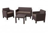 Keter - Лаунж зона Keter Orlando set коричневый Лаунж зона Keter Orlando set коричневый
