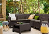 Keter - Лаунж зона Keter Corfu Relax set коричневый Лаунж зона Keter Corfu Relax set коричневый