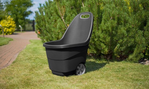 Тележка садовая Keter Easy Go XL 62 л Цвет: черный