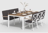 Gardenini - Обеденная зона Gardenini Bella Calma S 200 Цвет: Белый, антрацит Обеденная зона Gardenini Bella Calma S 200 Цвет: Белый, антрацит