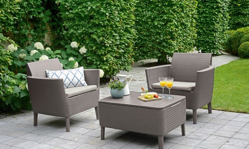 Keter - Лаунж зона Keter Salemo balcony set капучино Лаунж зона Keter Salemo balcony set капучино